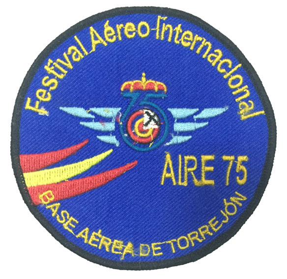 Escudo bordado 75 Aniversario Ejército del Aire Base Aérea de To